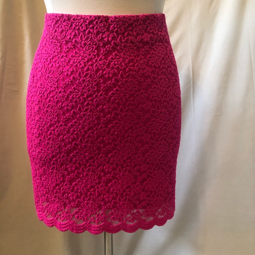 Lace Pencil Skirt